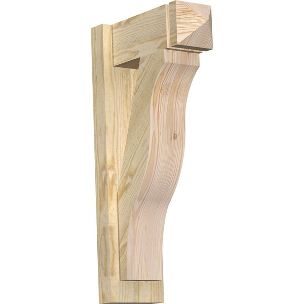 Ekena Millwork Funston Arts & Crafts Rough Sawn Outlooker, Douglas Fir, 6"W x 14"D x 26"H OUT06X14X26FST03RDF - main